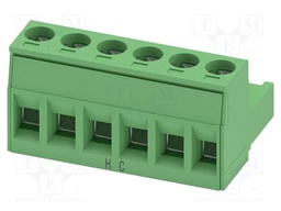 PCB connector, nominal cross section: 2.5 mm?, color: green,