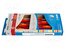 Kit: screwdrivers; insulated; Kit: voltage tester; 6pcs.