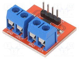 Sensor: current; 22x21x7mm; 3.3÷5VDC; I DC: 0÷3A