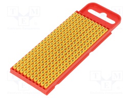 Markers for cables and wires; Label symbol: 9; 2÷2.8mm; yellow