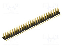 Connector: pin strips; pin header; male; PIN: 62; 2.54mm; SMT; 2x31