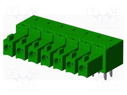 Connector: pluggable terminal block; socket; female; angled 90°