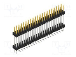 Connector: pin strips; pin header; male; PIN: 42; 2.54mm; SMT; 2x21