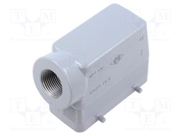 Enclosure: for HDC connectors; C-TYPE; size 77.27; high; NPT3/4"