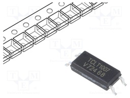 Optocoupler; SMD; Channels: 1; Out: transistor; Uinsul: 5kV; Uce: 70V