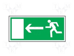 Safe condition sign; W: 150mm; H: 300mm; PLA; photoluminescent