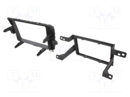 Radio mounting frame; Toyota; 2 DIN; black
