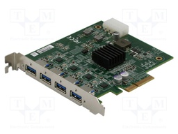 PCI Express communication card; PCI-E x4 Gen.2; 0÷60°C