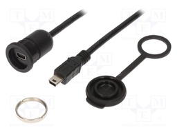 Adapter cable; USB B mini socket,USB B mini plug; 1310; USB 2.0
