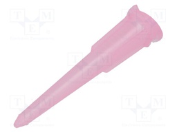 Needle: plastic; 1.25"; Size: 20; double tapered,straight; 0.58mm