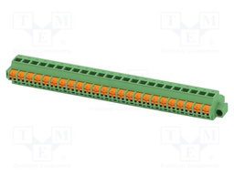 PCB connector, nominal cross section: 2.5 mm2, color: green,
