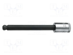 Socket; hex key,socket spanner; 5mm; 3/8"; Chrom-vanadium steel