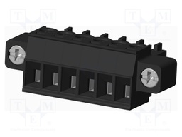 Connector: pluggable terminal block; plug; female; straight; 300V