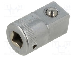 Reduction; 1/4"; Socket size-inch: 1/2"; tool steel; 28mm