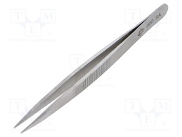 Tweezers; 120mm; for precision works; Type of tweezers: straight