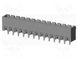 Connector: pluggable terminal block; socket; male; on PCBs