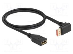 Cable; DisplayPort socket,DisplayPort plug 90° up/down; Len: 1m