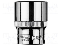 Socket; 6-angles,socket spanner; HEX 17mm; 3/8"