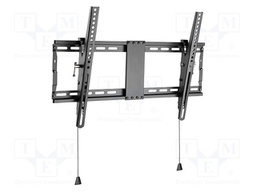 Holder; for wall mounting; 70kg; 37÷80"; black