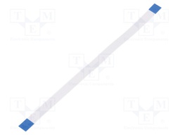 FFC cable; Cores: 6; Cable ph: 1mm; contacts on the same side