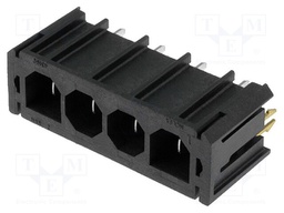 Connector: wire-board; SABRE; socket; male; PIN: 4; tinned; 18A; THT