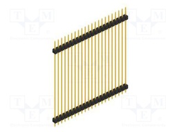 Connector: pin strips; pin header; male; PIN: 22; 2.54mm; THT; 1x22