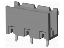 Connector: pluggable terminal block; socket; male; on PCBs