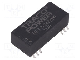 Converter: DC/DC; 3W; Uin: 9÷36V; Uout: 12VDC; Uout2: -12VDC; SMD