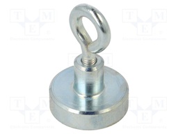 Magnet: permanent; hard ferrite; 18N; 16mm; with eyelet