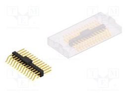 Connector: pin strips; pin header; male; PIN: 26; 2.54mm; SMT; 2x13