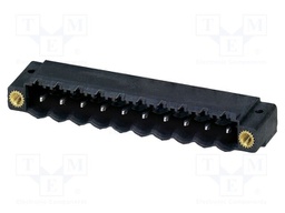 PCB headers, nominal cross section: 2.5 mm?, color: black, n