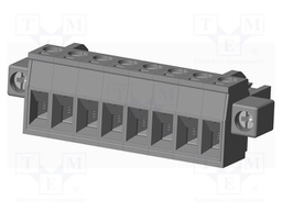 Connector: pluggable terminal block; plug; female; straight; grey