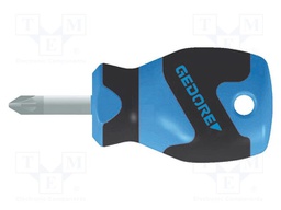 Screwdriver: standard; Pozidriv®; PZ1; short; Blade length: 25mm