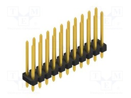 Connector: pin strips; pin header; male; PIN: 22; 2.54mm; THT; 2x11