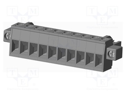 Connector: pluggable terminal block; plug; female; straight; grey