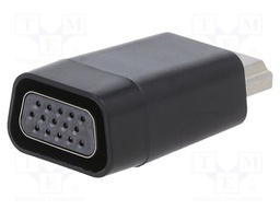 Adapter; HDMI 1.4; D-Sub 15pin HD socket,HDMI plug; Package: bag