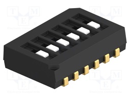Switch: DIP-SWITCH; Poles number: 6; OFF-ON; 0.1A/50VDC; Pos: 2
