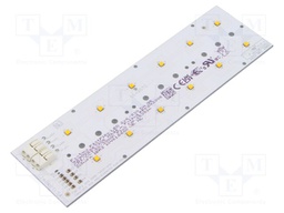 LED strip; W: 49.5mm; L: 172.2mm; No.of diodes: 12; CRImin: 80; 3000K