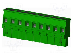 Connector: pluggable terminal block; plug; female; angled 90°