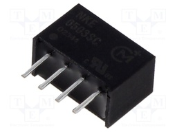 Isolated Board Mount DC/DC Converter, Miniature, ITE, 1 Output, 1 W, 3.3 V, 303 mA