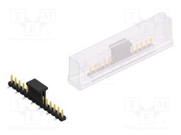 Connector: pin strips; pin header; male; PIN: 14; 2.54mm; SMT; 1x14