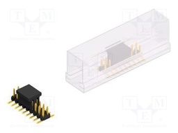 Connector: pin strips; pin header; male; PIN: 18; 2mm; SMT; 2x9; 100V