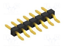 Connector: pin strips; pin header; male; PIN: 7; 2.54mm; SMT; 1x7