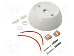 Mounting box; IP20; Colour: white