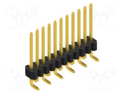 Connector: pin strips; pin header; male; PIN: 11; 1.27mm; SMT; 1x11