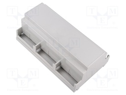 Enclosure: for DIN rail mounting; light grey; No.of mod: 9