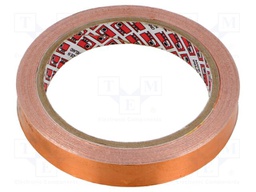 Tape: electrically conductive; W: 15mm; L: 16.5m; Thk: 0.06mm