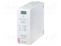 Cartridge for surge arrestor; Type 3; 10kA; Uoper.max: 440VAC