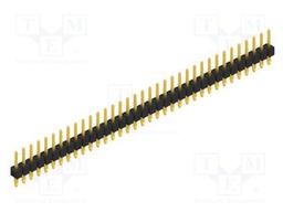 Connector: pin strips; pin header; male; PIN: 35; 2.54mm; THT; 1x35