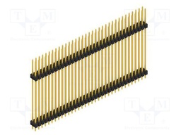 Connector: pin strips; pin header; male; PIN: 68; 2.54mm; THT; 2x34